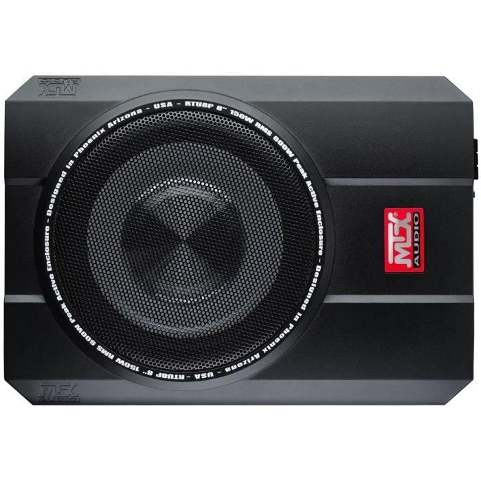 MTX RTU8P Powered Subwoofer - 20 cm 150W RMS - EBC Remote Control