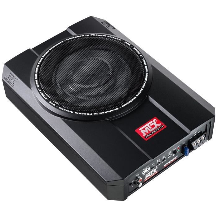 MTX RTU8P Powered Subwoofer - 20 cm 150W RMS - EBC Remote Control
