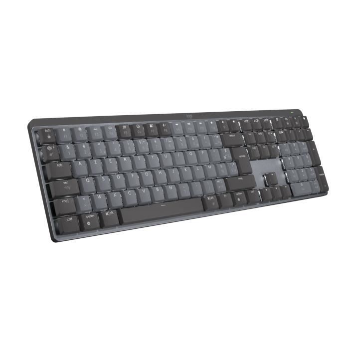 Logitech Wireless Keyboard - MX Mechanical - AZERTY - Mechanical - Backlit - Graphite