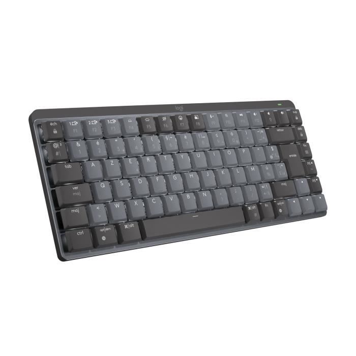 Logitech Wireless Keyboard - MX Mini - AZERTY - Mechanical - Backlit - Graphite
