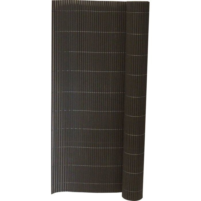 Double-sided PVC Reed Fencing - Natural - 10 mm - Grey - 3 x 1 m