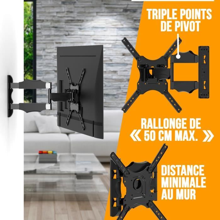 NANOOK TV Wall Mount for 32-55 Inch TVs - Tilt - LCD, LED, QLED, OLED