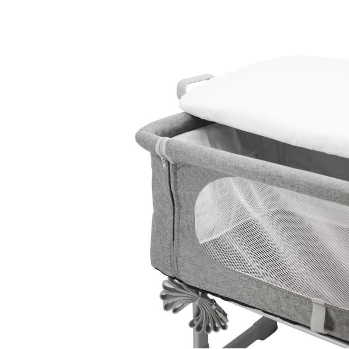 NANIA DODI Co-Sleeping Baby Cot - 2-in-1 Travel Cot - Ultra-comfortable 4 cm thick mattress
