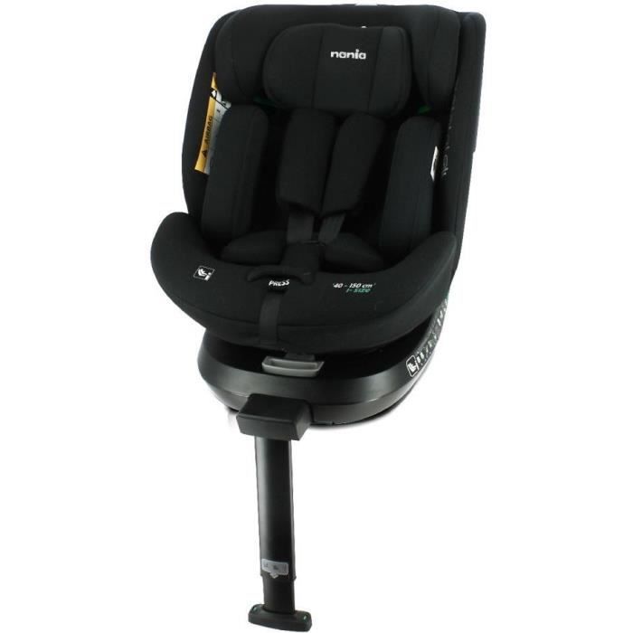 NANIA SPIRIT Isofix Car Seat - R 129 - Group 0/1/2/3 - 0-10 Years - 40-150 cm - Adjustable Headrest - Reclining - Swivel
