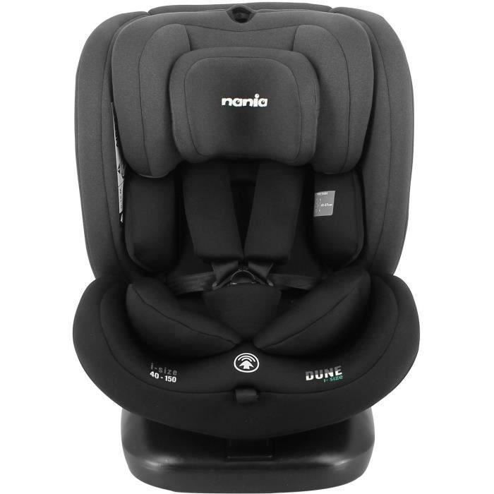 NANIA DUNE Isofix Car Seat - R 129 - Group 0/1/2/3 - 0-10 Years - 40-150 cm - Adjustable Headrest - Reclining - Swivel