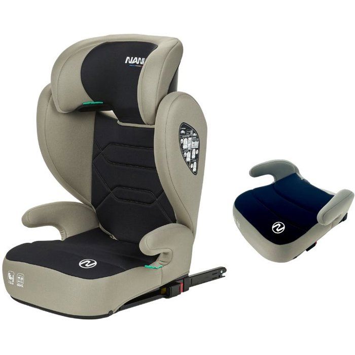 Nania Bogota Car Seat - Group 2/3 - i-Size - 100/150 cm - Isofix - 4 to 12 Years - Black