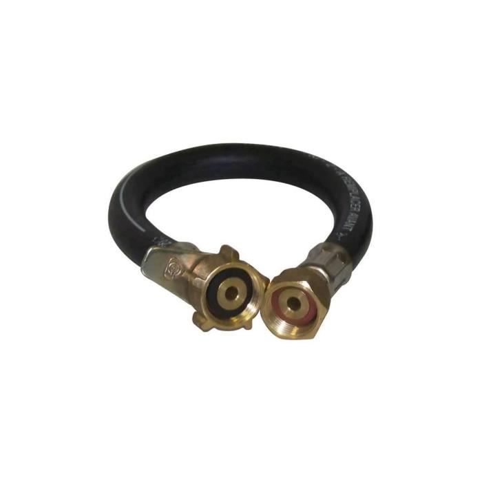 Flexible Pigtail Hose NF Certified for Domestic Butane-Propane Installation, Length 35 cm