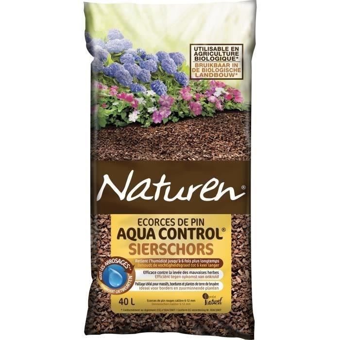 NATUREN Maritime Pine Bark - 40 L - Ideal for Flower Beds and Borders