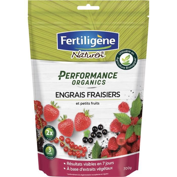 FERTILIGENE Performance Organics Fertilizer for Strawberries and Small Fruits - 700 g