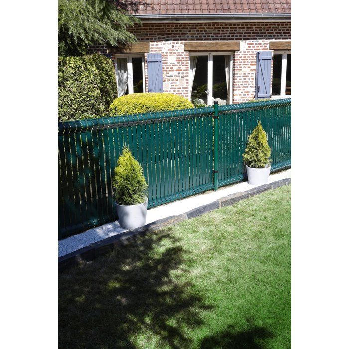 NATURE Privacy Screen Roll - 48 mm x 50 m - Green - Includes 100 Clips