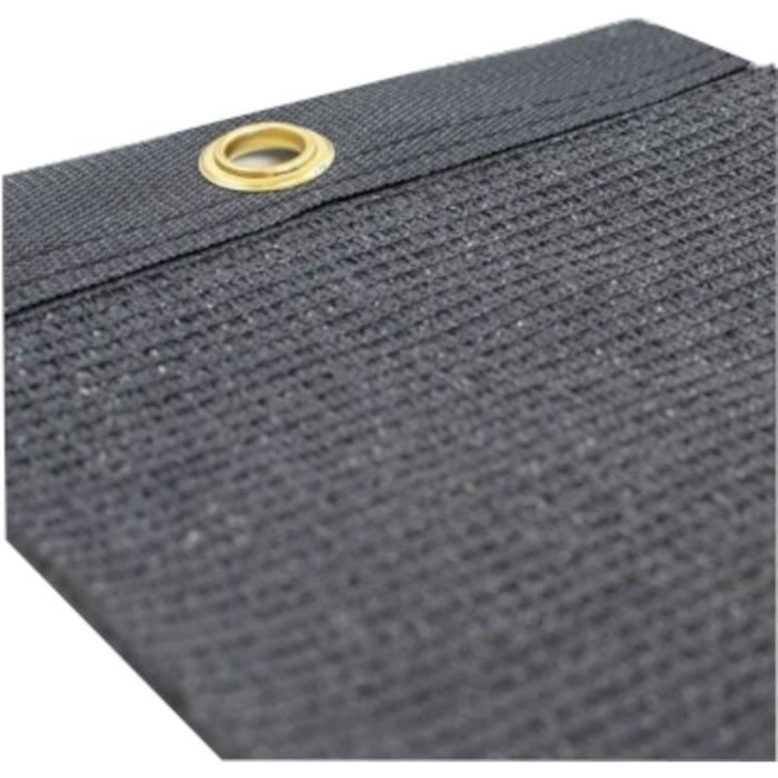 NATURE Privacy Screen - 1 x 3 m - 5/5 Opacity - HDPE 350 g/m² - Anthracite