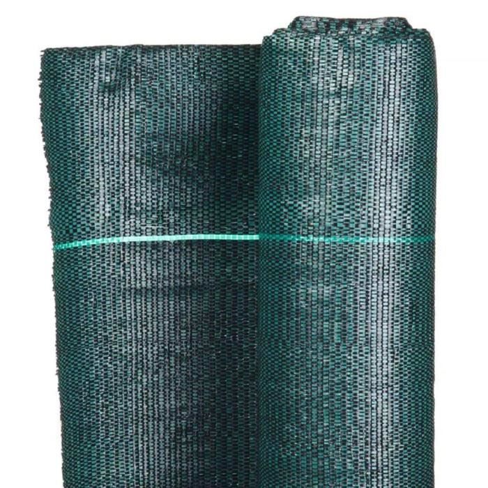 Green Landscape Weed Control Fabric, 1 x 10 m, UV-Treated, 100 g/m² - Weed-Resistant Ground Cover