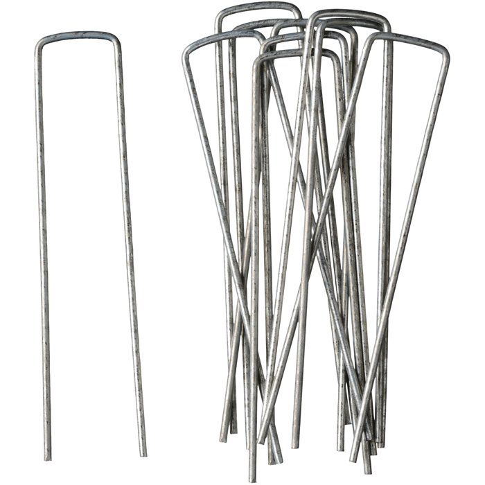 Metal Staples - NATURE - Canvas & Mulch Felt - 14x3 cm - Pack of 10