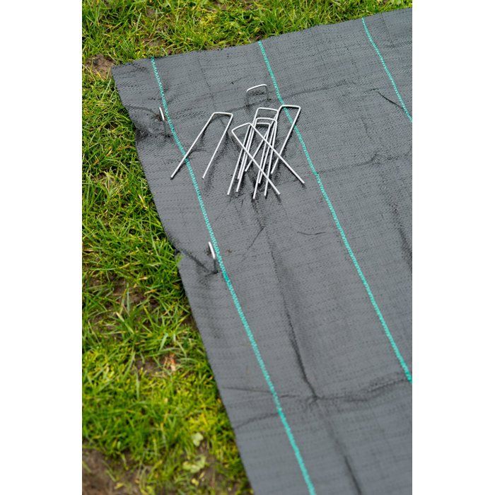 Metal Staples - NATURE - Canvas & Mulch Felt - 14x3 cm - Pack of 10