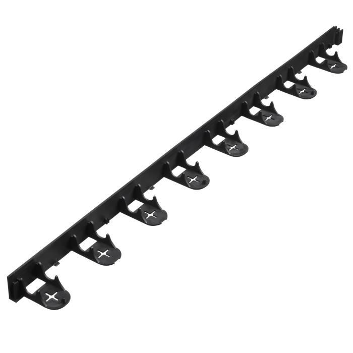 NATURE Lawn Edging - Polypropylene and Polyethylene - H 4.5 x (4 x L 100) cm - Black