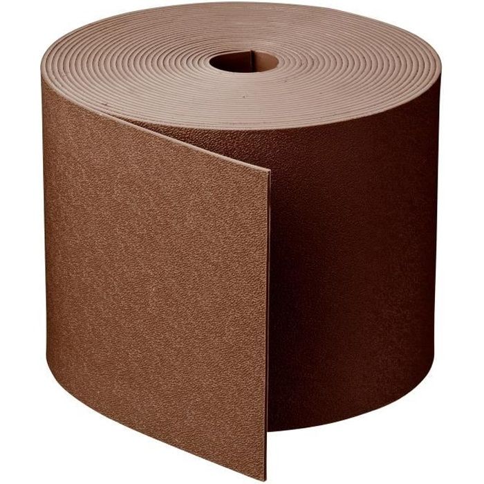 NATURE Garden Edging - Recycled Polyethylene - H15 cm x 10 m - Terracotta