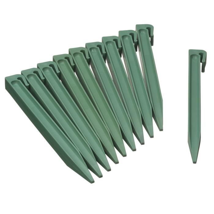 NATURE Edging Anchors - H26.7 x 1.9 x 1.8 cm - Green