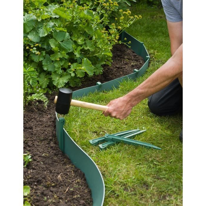 NATURE Edging Anchors - H26.7 x 1.9 x 1.8 cm - Green
