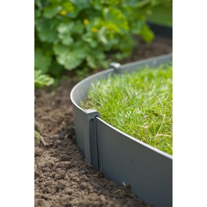 NATURE Garden Edging Anchors - H26.7 x 1.9 x 1.8 cm - Grey