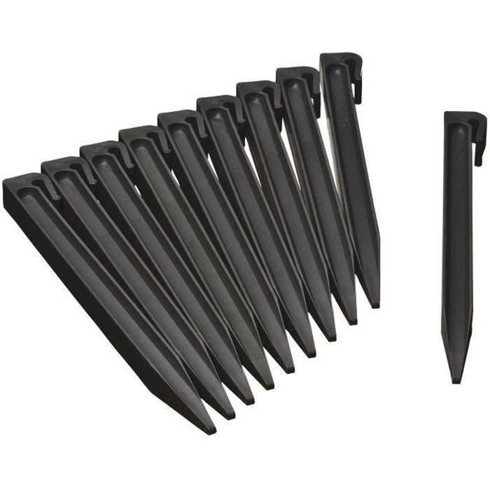 NATURE Edging Anchors - H26.7 x 1.9 x 1.8 cm - Black