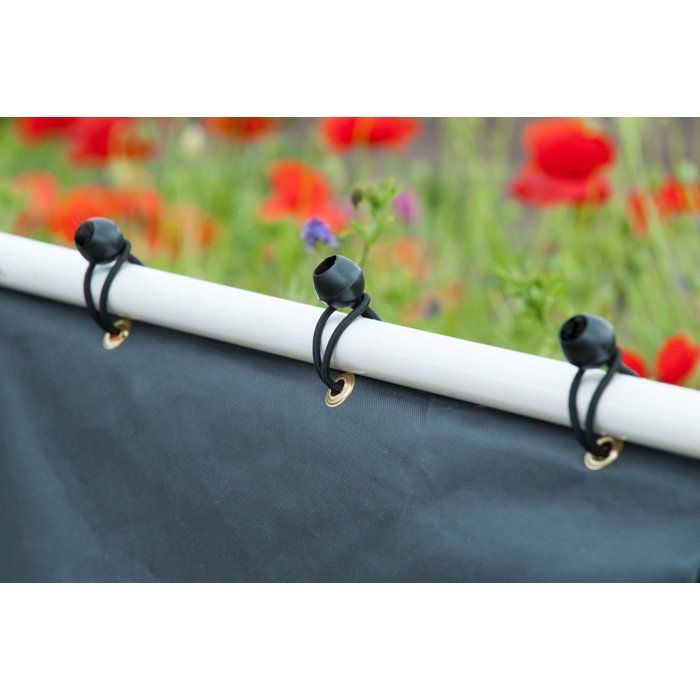 NATURE Elastic Tie - For Securing Mats and Privacy Screens with Eyelets - Pack of 10