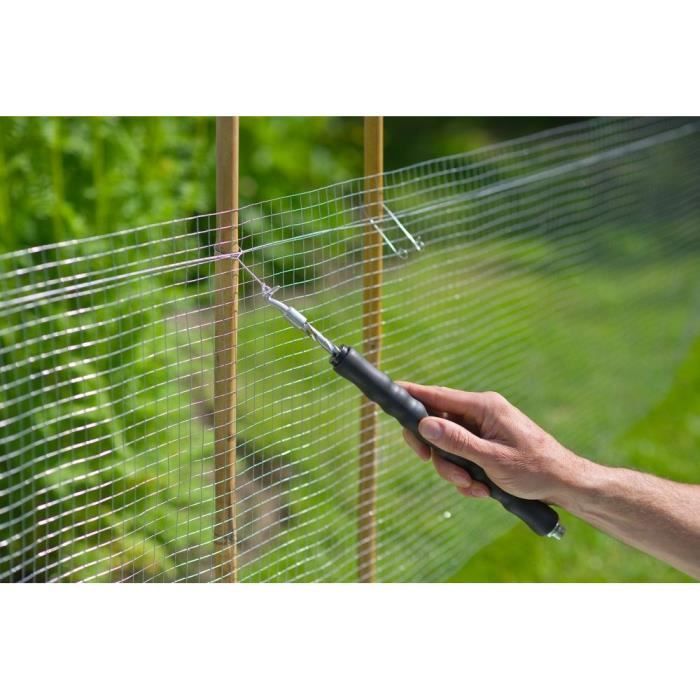 NATURE Pack of 200 Galvanized Steel Loop Ties for Wire Twister L16