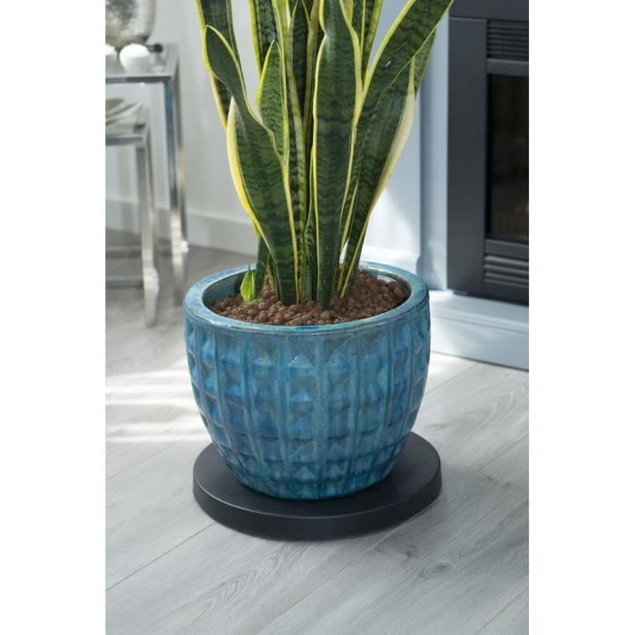 NATURE Plant Stand with Wheels - Polypropylene - H4 x Ø29.2 cm