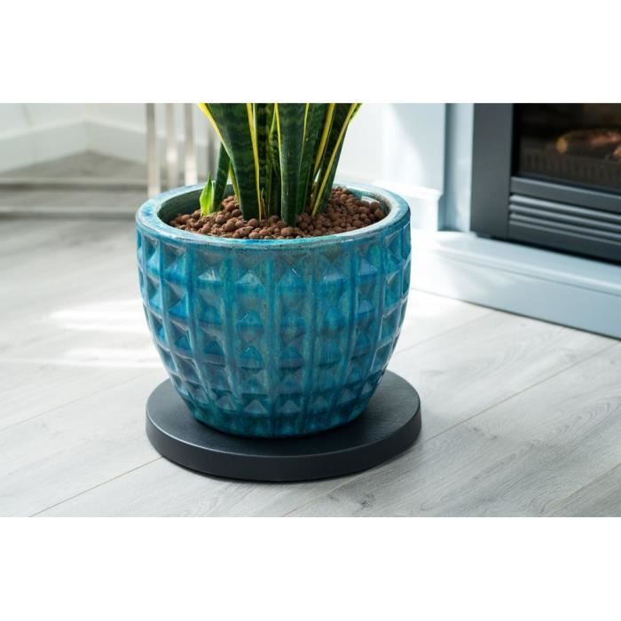 NATURE Plant Stand with Wheels - Polypropylene - H4 x Ø29.2 cm