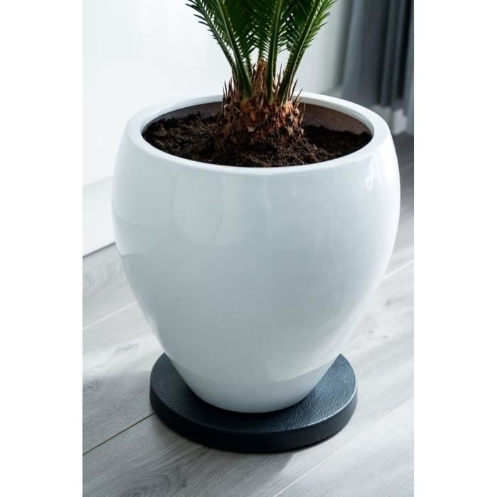 NATURE Plant Stand with Wheels - Polypropylene - H4 x Ø29.2 cm