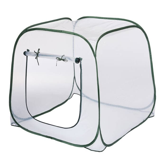 NATURE Pop-Up Garden Greenhouse 100x100x100 cm - UV-Resistant PE