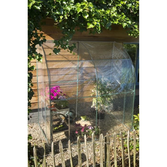 NATURE Garden Greenhouse H215 x W200 x D100 - Green Aluminum Frame