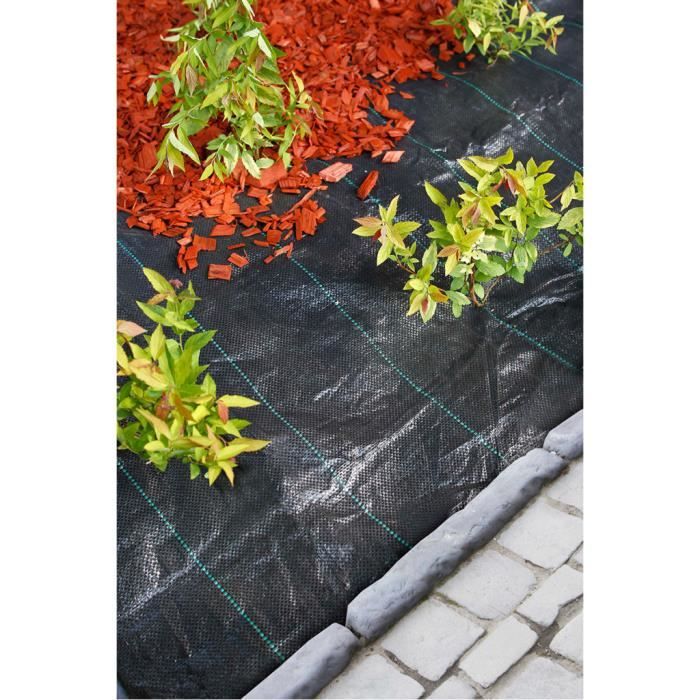 Nature Weed Control Ground Cover, 2 x 5 m, Black
