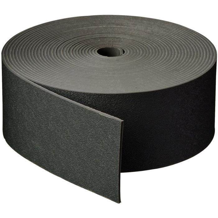 Garden edging - NATURE - Black - Recycled PE, thickness 3 mm - H7.5 cm x 10m - 10 black anchors - H19.5 x 1.9 x 1.8cm