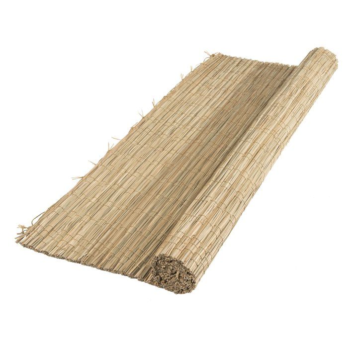 NATURAL Carex Reed Fencing - 1.2 x 3 m - 7 mm Thick