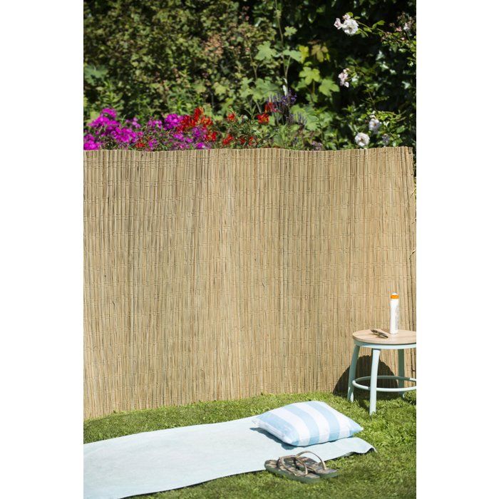 NATURAL Carex Reed Fencing - 1.2 x 3 m - 7 mm Thick