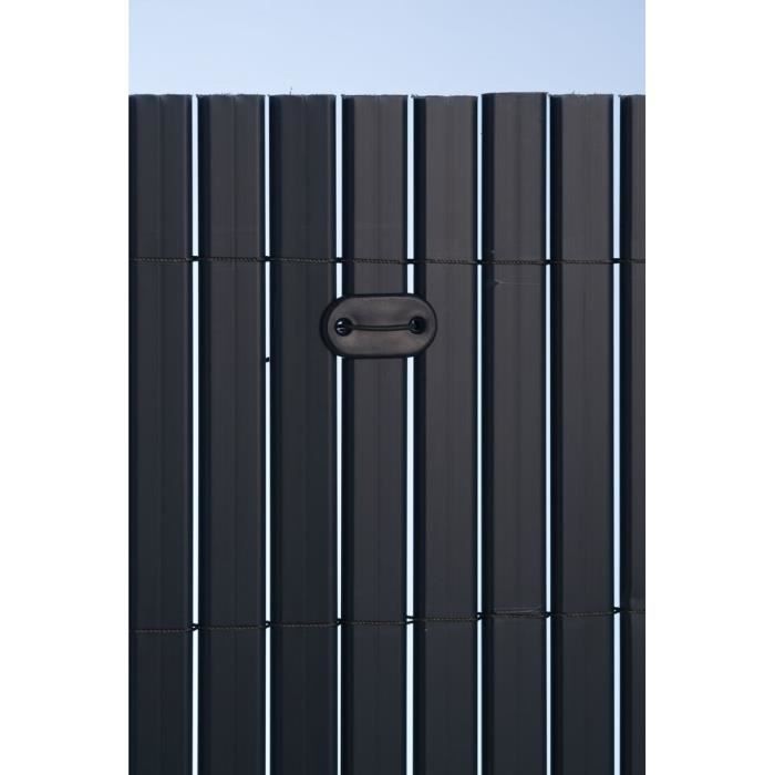 Fixing Set for Plastic Mesh Anthracite Grey 26 Fasteners with Wire