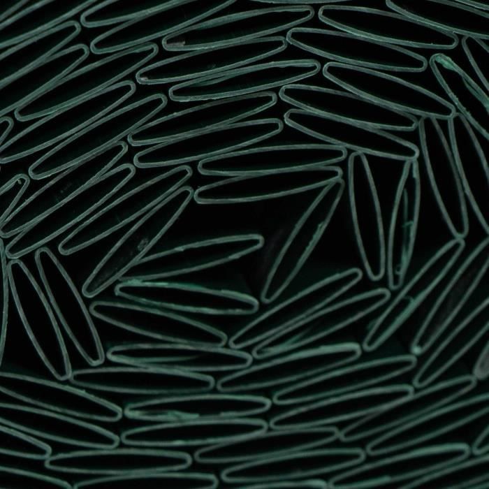 NATURE Double-Sided PVC Reed Screen - 1 x 3 m - 1600 g/m² - Opacity 4/5 - UV Resistant - Green