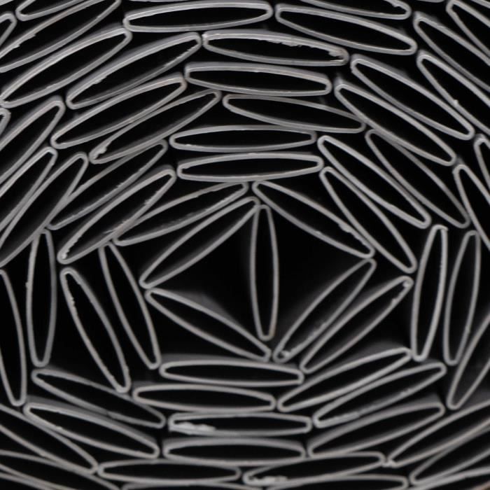 NATURE Double-Sided PVC Reed Fencing - 1 x 3 m - 1600 g/m² - Opacity 4/5 - UV Resistant - Light Grey