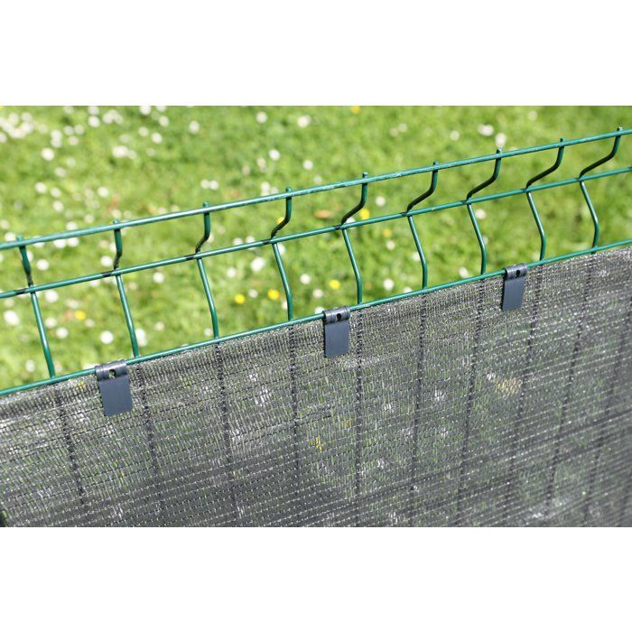 NATURE Privacy Screen Fixing Clips - Pack of 20 - Taupe