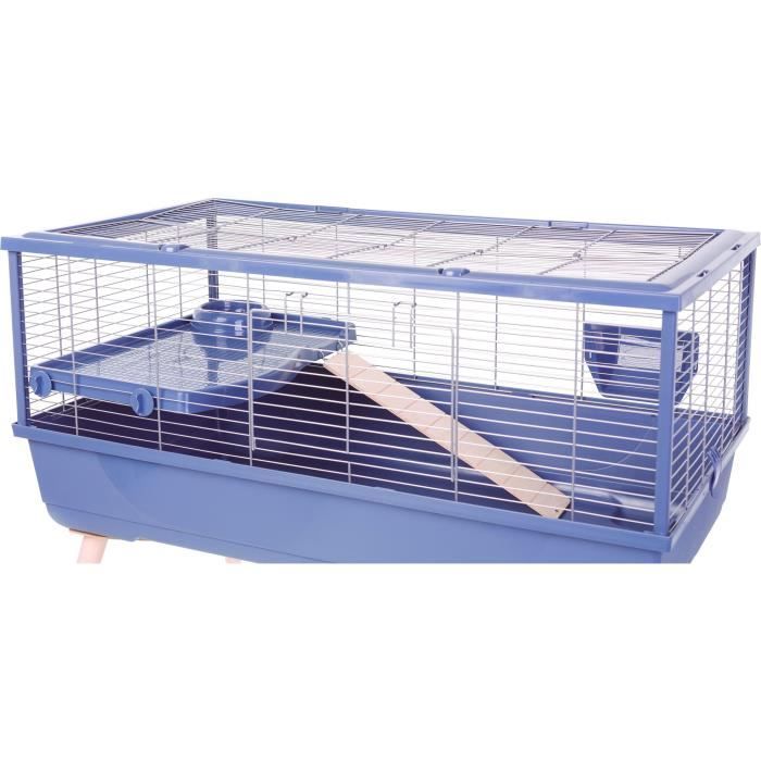ZOLUX Elevated Wire Cage for Guinea Pigs Neolife - 99 x 54 x 79 cm - Blue