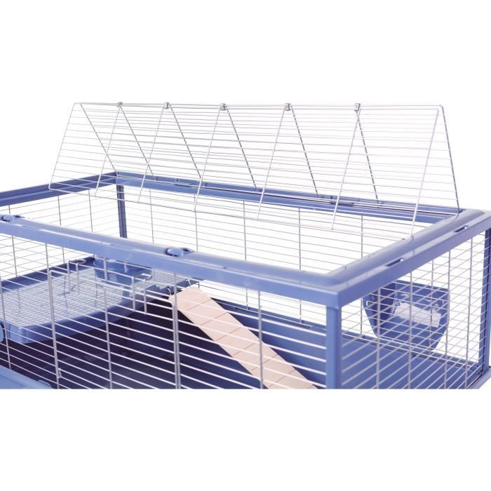 ZOLUX Elevated Wire Cage for Guinea Pigs Neolife - 99 x 54 x 79 cm - Blue