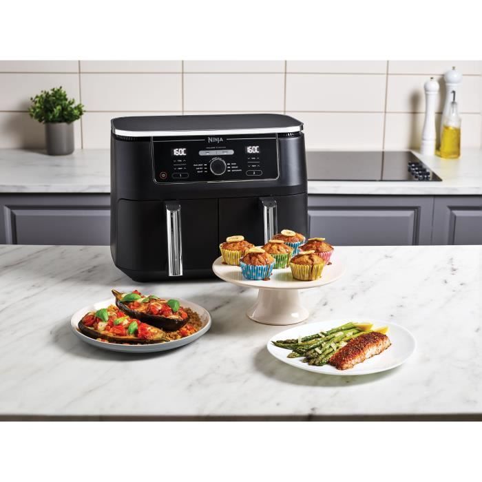 NINJA Foodi Max Dual Zone Air Fryer - 9.5 L - 6 Cooking Programs - AF400EU