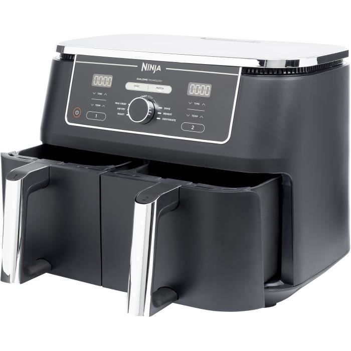 NINJA Foodi Max Dual Zone Air Fryer - 9.5 L - 6 Cooking Programs - AF400EU