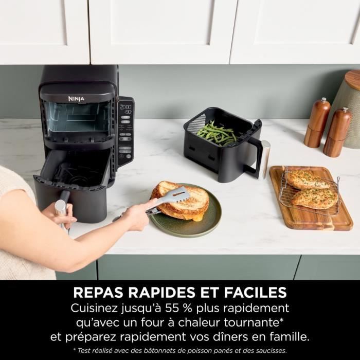 NINJA Air Fryer - Double Stack - 7.6 L - 6 Cooking Programs - SL300EU