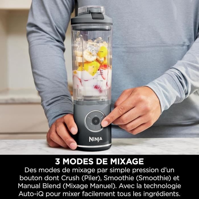 NINJA Blast Max Portable Blender - BC251EUGY - 530 ml - Cordless - Grey