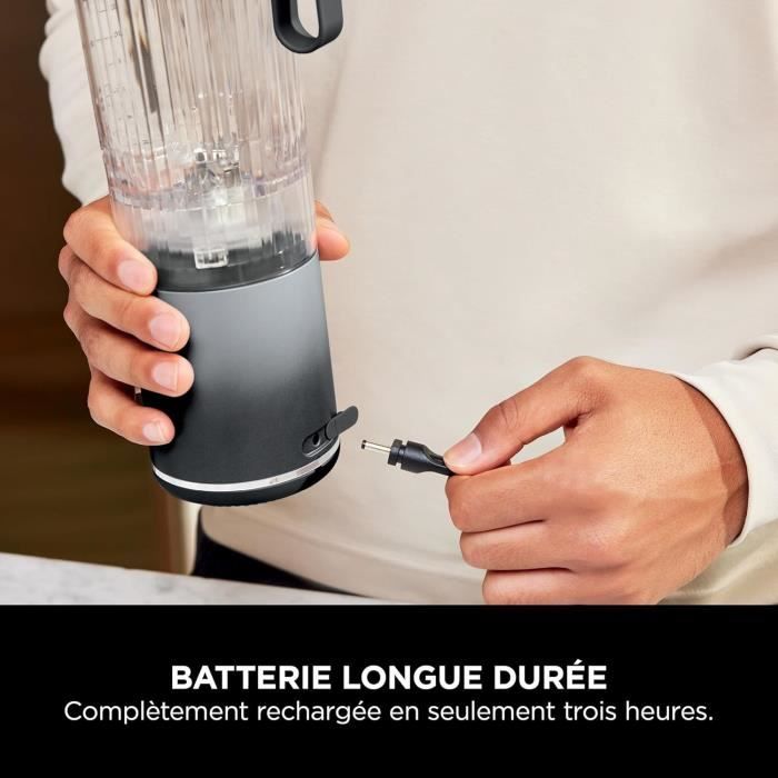 NINJA Blast Max Portable Blender - BC251EUGY - 530 ml - Cordless - Grey