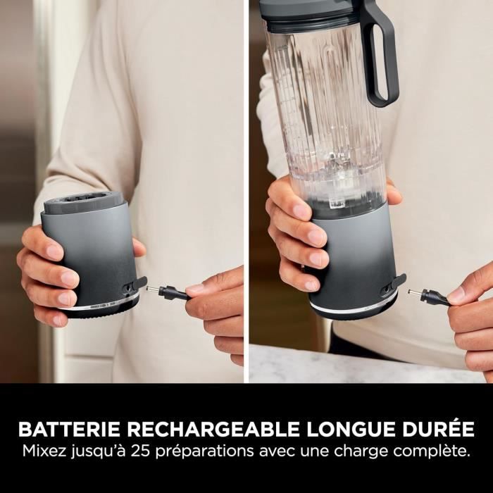 NINJA Blast Max Portable Blender - BC251EUGY - 530 ml - Cordless - Grey
