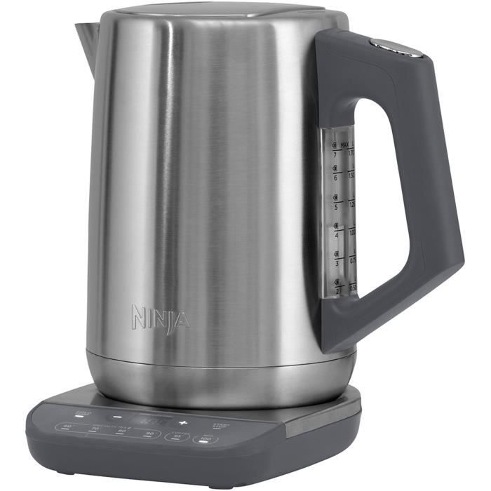 NINJA Kettle - 1.7 L - 3000 W - Adjustable Temperature - Stainless Steel - KT201EU