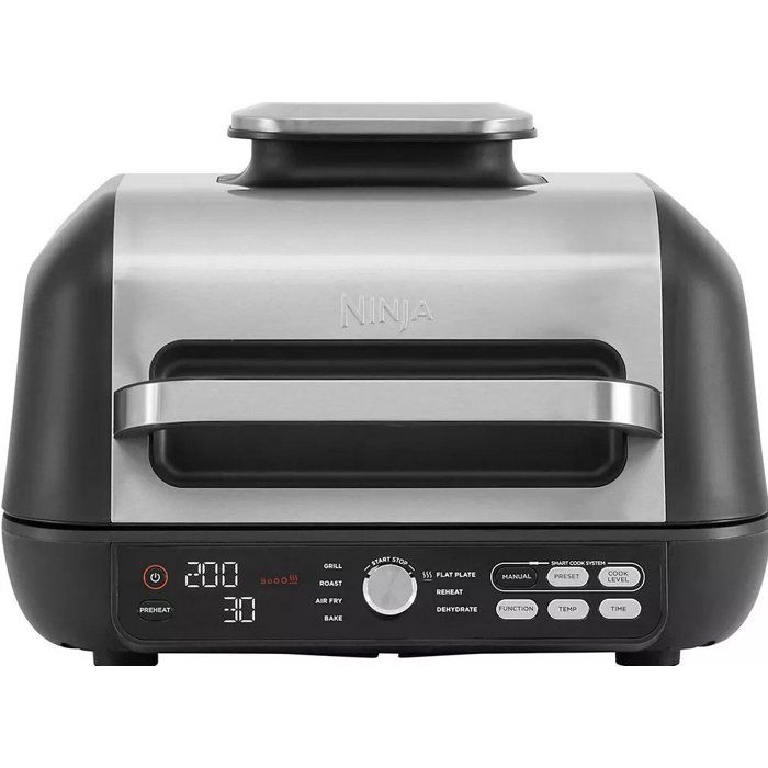 NINJA Grill - Foodi Max Pro AG651EU - 3.8 L Capacity - Silver/Black - 2460W