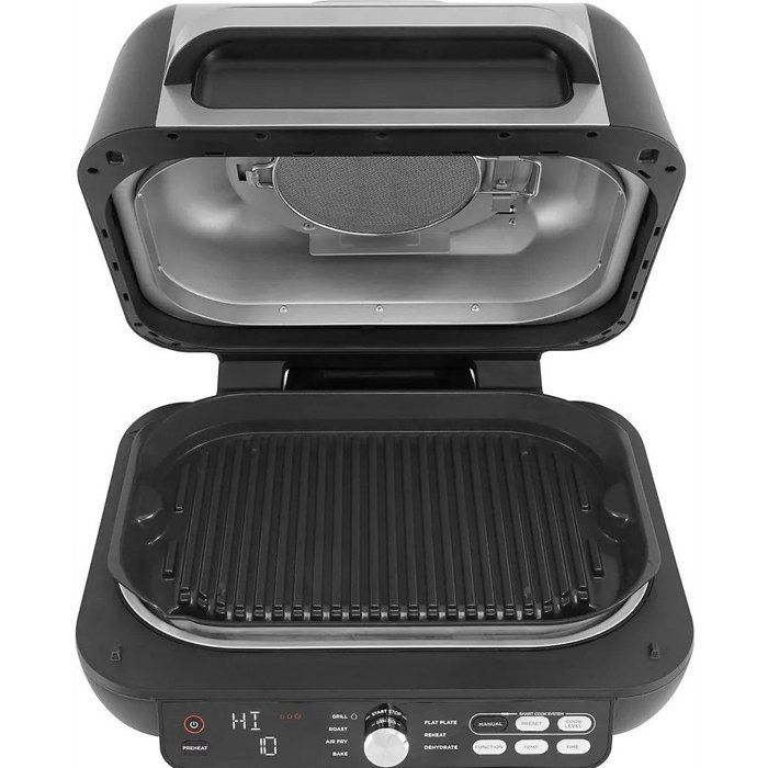 NINJA Grill - Foodi Max Pro AG651EU - 3.8 L Capacity - Silver/Black - 2460W
